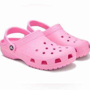 CROCS pink classic clogs